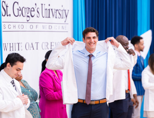 SGU School of Medicine Welcomes Newest Students at Recent White Coat Ceremony